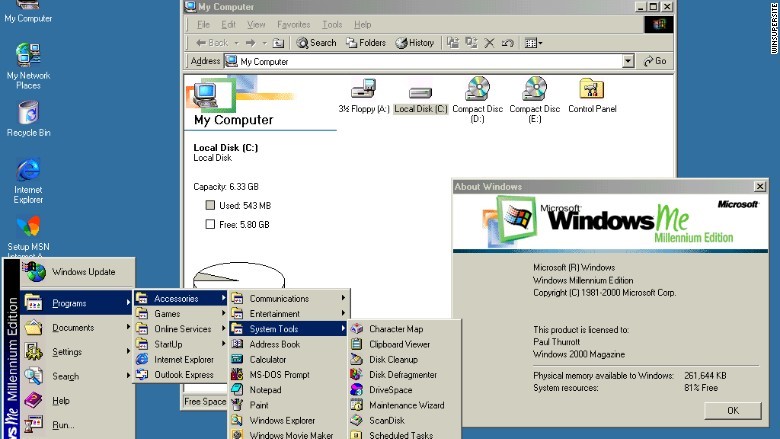 windows視窗操作系統發展史