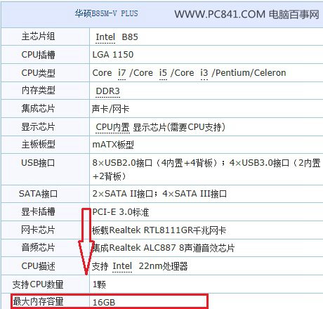 怎麼看主板支持多大內存