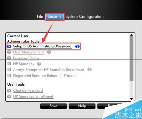 惠普商用筆記本怎麼管理Bios User賬戶？ 三聯