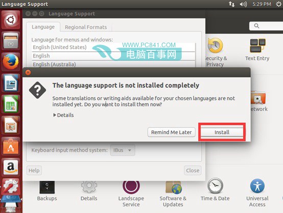 Ubuntu安裝中文語言方法