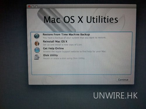 Mac OS X如何重裝