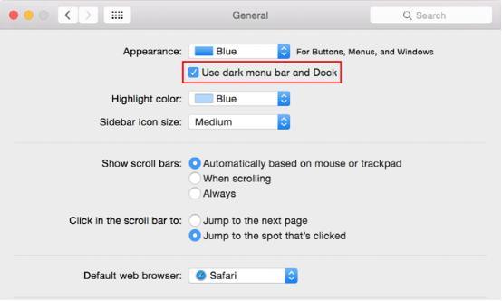 如何激活OS X Yosemite的深色模式 三聯