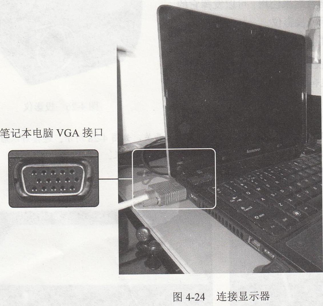 4.4 連接與使用外接顯示器