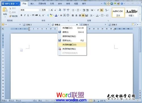 WPS文字中快速批量操作