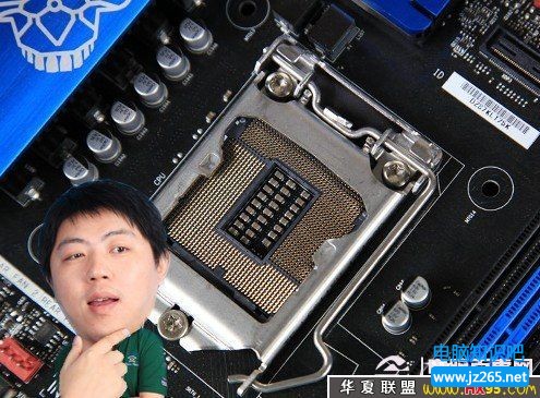 “看，這就是Intel Haswell平台的LGA1150處理器底座”