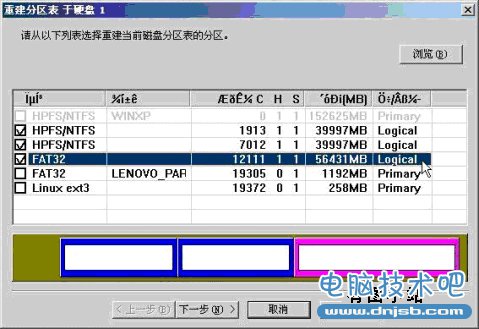 ghost還原後只有c盤的解決方法