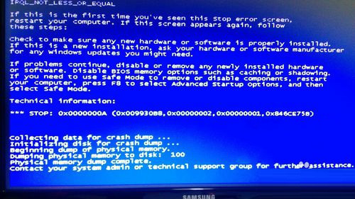 電腦藍屏顯示0X000000A是怎麼回事