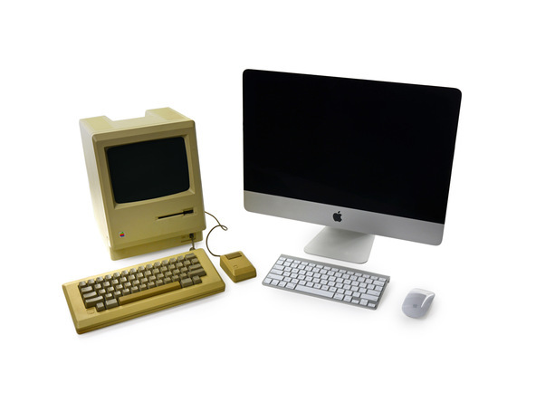 蘋果古董級電腦Macintosh 128k拆機圖