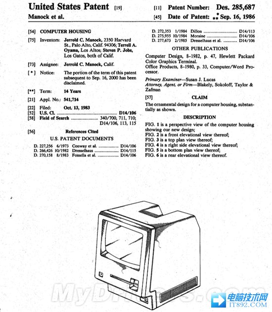 蘋果古董級電腦Macintosh 128k拆機圖