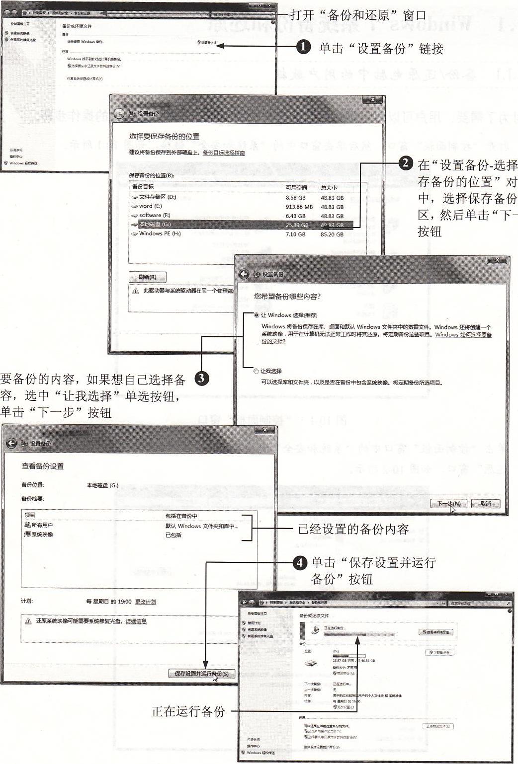 win7系統中如何備份並還原用戶數據