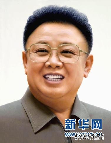 （國際）朝中社播發朝鮮已故最高領導人金正日像