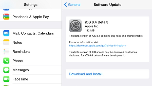 iOS8.4 beta3新特性匯總