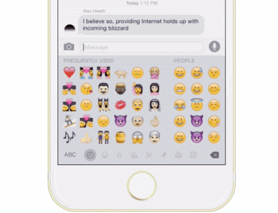 iOS 8.3beta版現emoji表情組合鍵 三聯