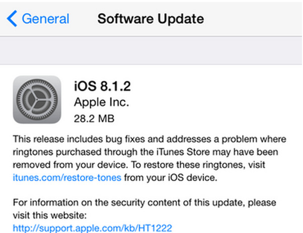 iOS 8.1.2解決鈴聲錯誤等Bug 三聯