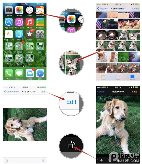 iOS8如何旋轉照片更簡便？ 三聯