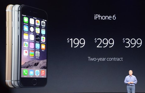 9.12可以開始預定iPhone 6和iPhone 6 Plus 三聯
