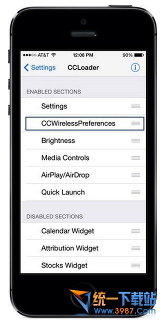 ios7.1.X插件CCWirelessPreferences使用 三聯