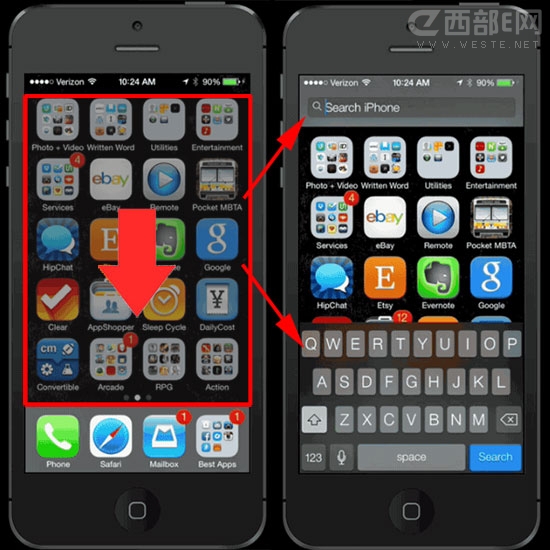 iOS7搜索界面在哪 三聯