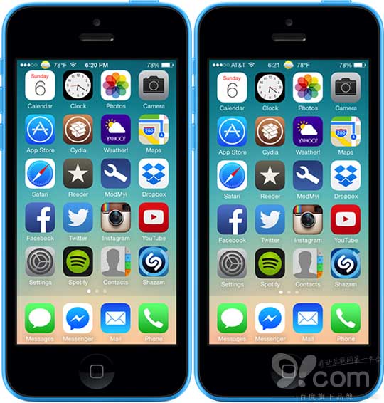 iOS7狀態欄顯示天氣狀況  三聯