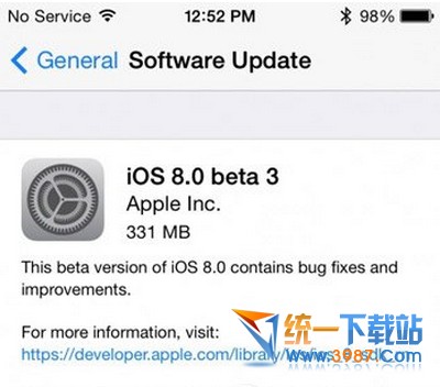 ios8 beta3激活出錯 三聯