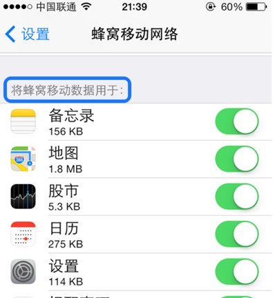 iphone5s怎麼監控流量