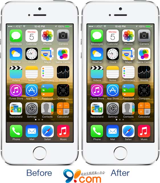 iOS7美化應用圖標顯示陰影效果  三聯