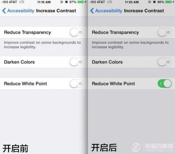 iOS7.1如何開啟護眼模式