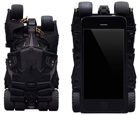 【酷玩配件】超酷蝙蝠車風格iPhone保護套 三聯