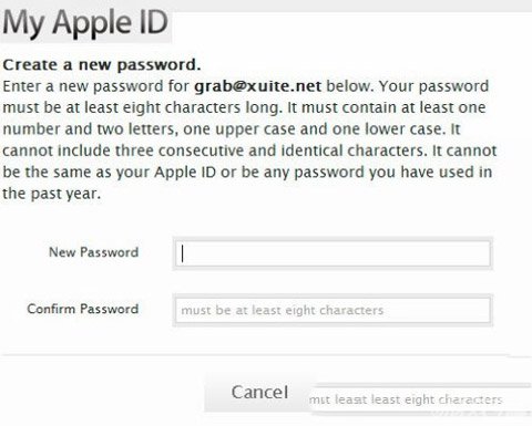 教你如何重設Apple ID帳號密碼3