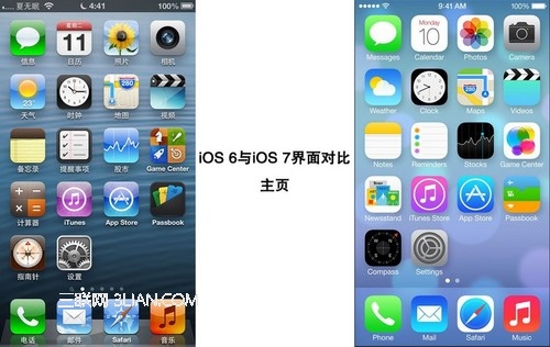 ios7和ios6有什麼區別 三聯