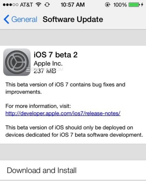 ios7 beta2更新了哪些新功能  三聯教程