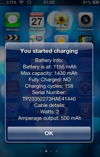 iphone拔出充電器時提供准確的電池信息 三聯
