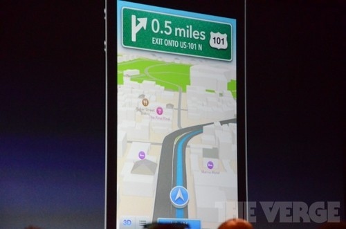 iphone全新開發的Maps地圖 三聯