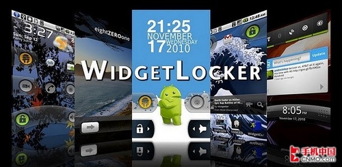 WidgetLocker鎖屏軟件：鎖屏桌面偽裝Android 4.0 三聯