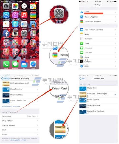 Apple Pay如何設置默認的銀聯卡 三聯