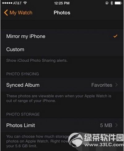 iphone上照片同步到apple watch圖文教程1