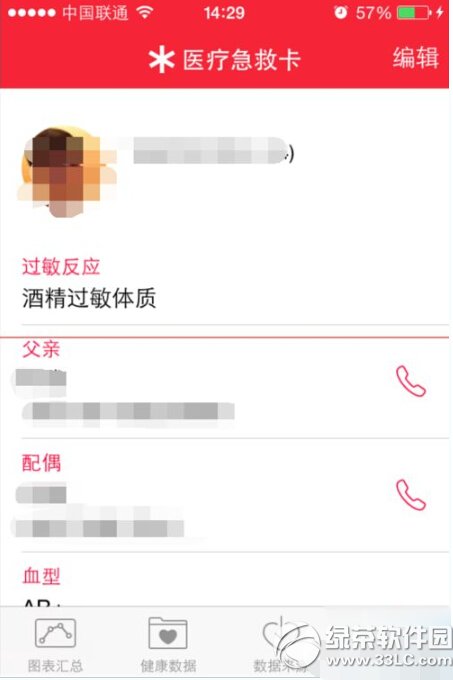 ios8醫療急救卡怎麼用?ios8健康醫療急救卡使用方法4