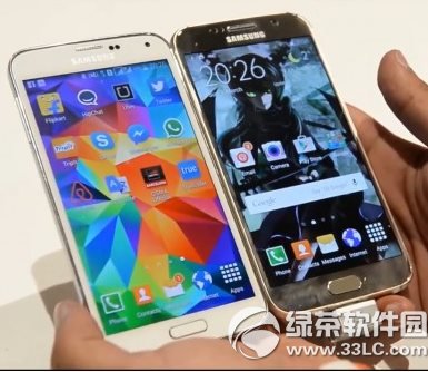 三星Galaxy S6和S5真機上手對比評測視頻 S6和S5有什麼區別1