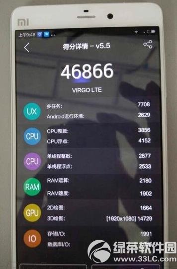 小米5跑分多少？小米5手機跑分評測1