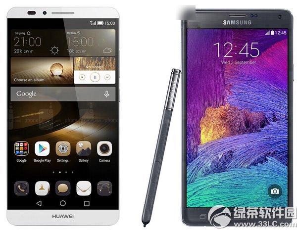 華為mate7和三星note4哪個好？華為mate7和三星note4對比1