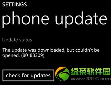 wp8.1更新80188309錯誤代碼解決方法1