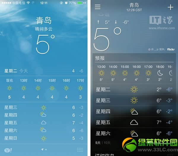 ios7自帶天氣顯示星期二bug原因及解決方法1