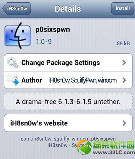 p0sixspwn源地址添加安裝教程：ios7越獄添加p0sixspwn軟件源方法1