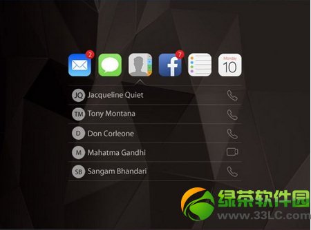 ios8概念渲染圖欣賞 蘋果ios8固件渲染圖5