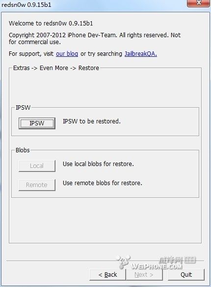 紅雪redsn0w 0.9.15b1平刷降級iPhone5.1.1教程04