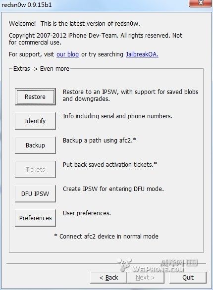 紅雪redsn0w 0.9.15b1平刷降級iPhone5.1.1教程03