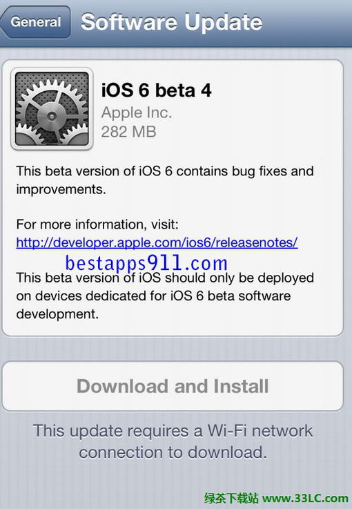 RedSn0w 0.9.13dev3一樣可以越獄iOS 6 Beta 4版本