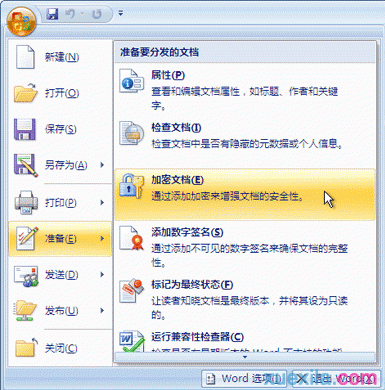 Word 2010 設置和修改文檔密碼