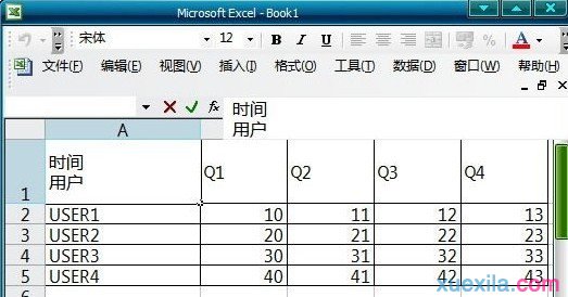 Excel斜線表頭怎麼做5