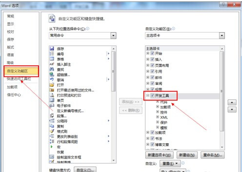 Word2010如何插入復選框3